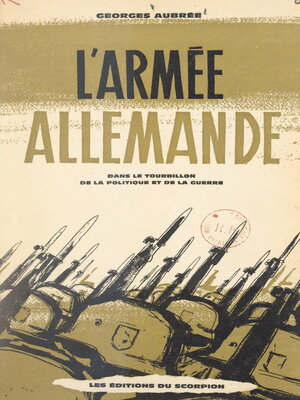 cover image of L'armée allemande